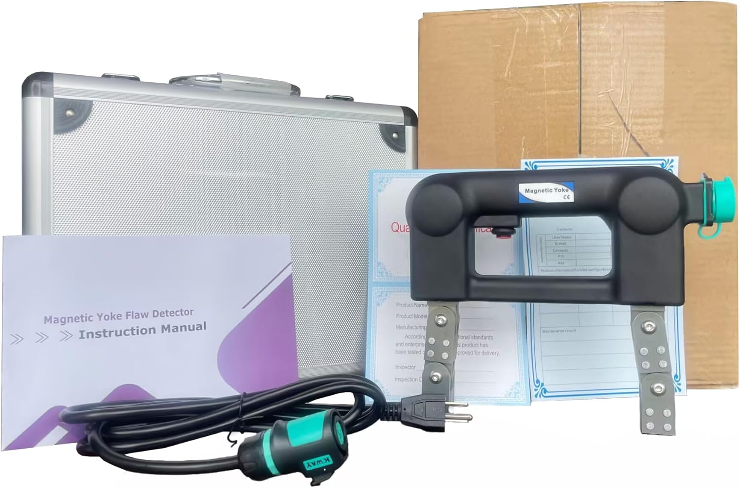 Digital Magnetic Particle Detector Magnetic Particle Inspection Equipment with AC110V 50/60Hz Magnetic Pole Pitch 0-230mm AC 110V 50/60Hz for Magnetic Particle Inspection