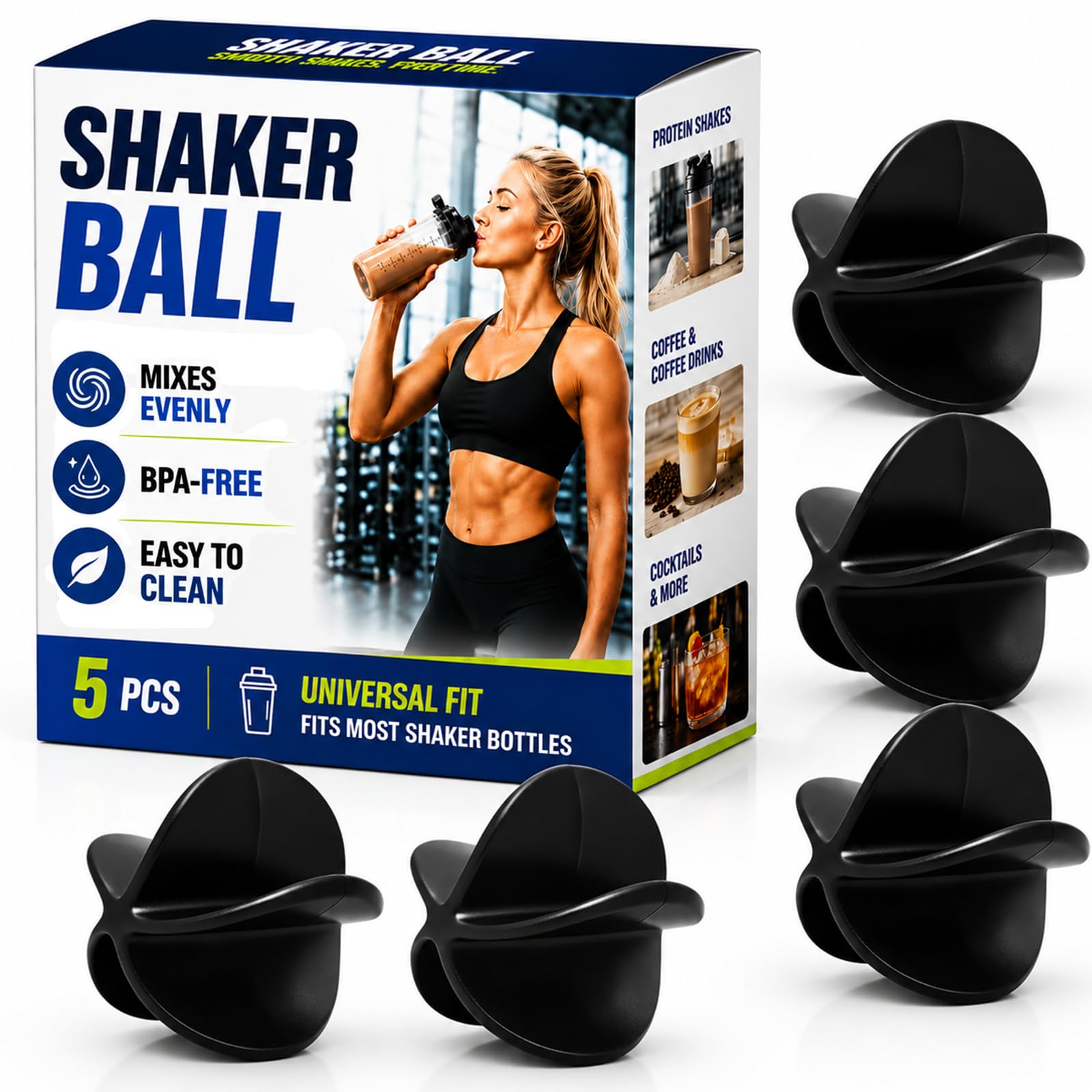 Photo 1 of Hydro2Go Shaker Ball, 5 Pcs Plastic Mixing Balls
