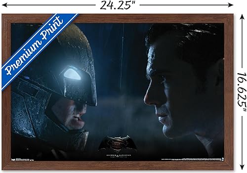 Miniatura 27 de Trends International DC Comics Movie - Póster de pared de Batman v Superman, 22.375 x 34 pulgadas, versión enmarcada en negro Versión con marco negro