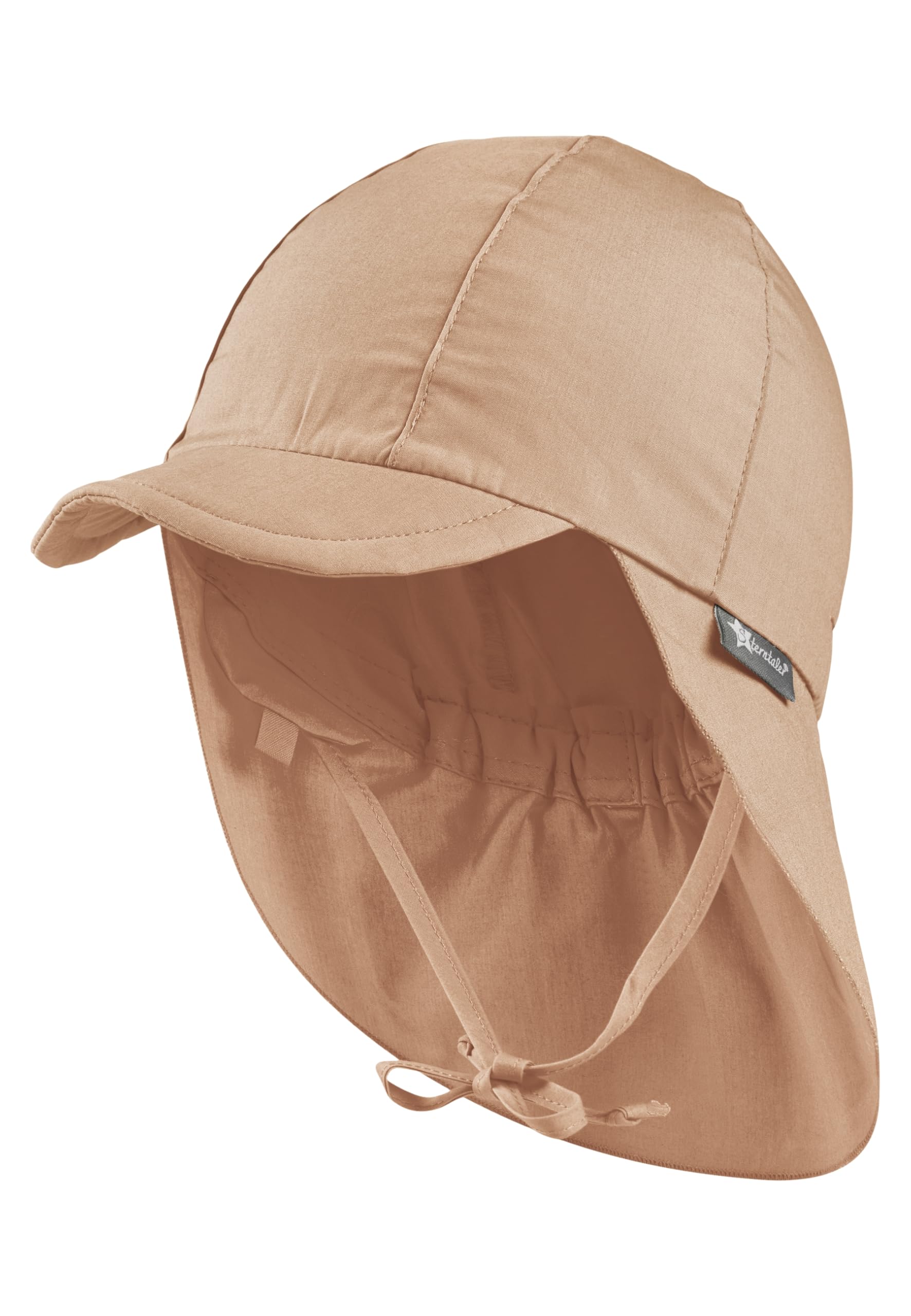 Sterntaler Schirmmütze Nackens. Proste, przeciwsłoneczne, brązowe, 43 unisex dziecko