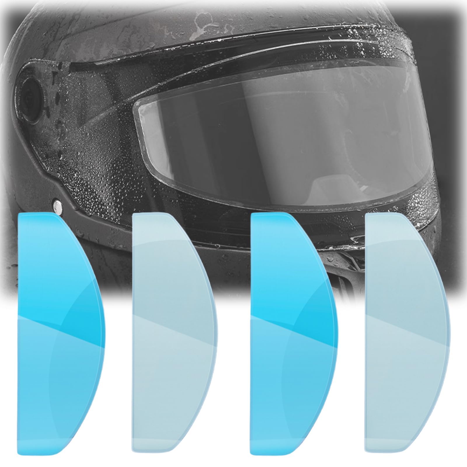 Film anti-buée casque AGV Pista GPRR autocollant étanche transparent visière moto