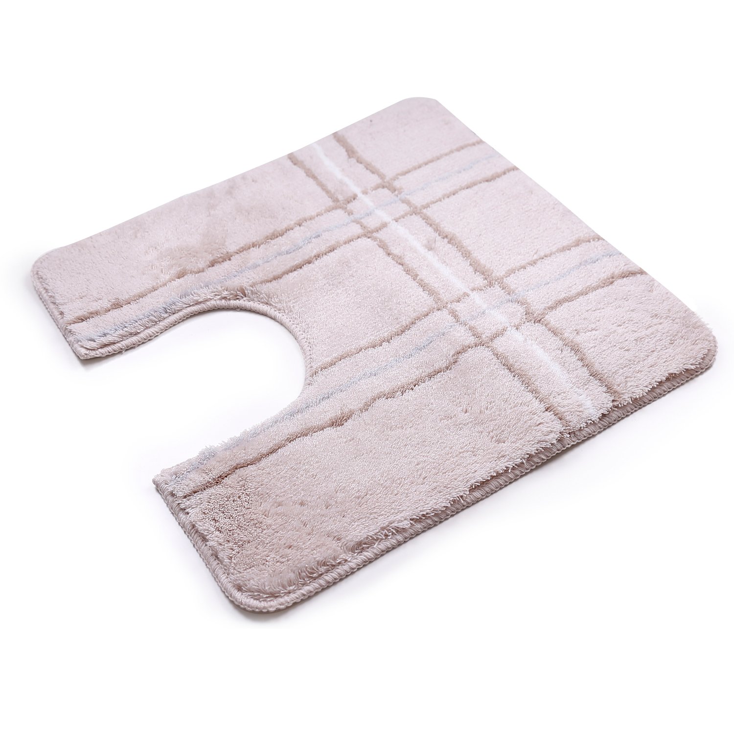 Kleine Wolke 5493272129 WC-Vorleger Today, 55 x 55 cm mit Ausschnitt, macadamia