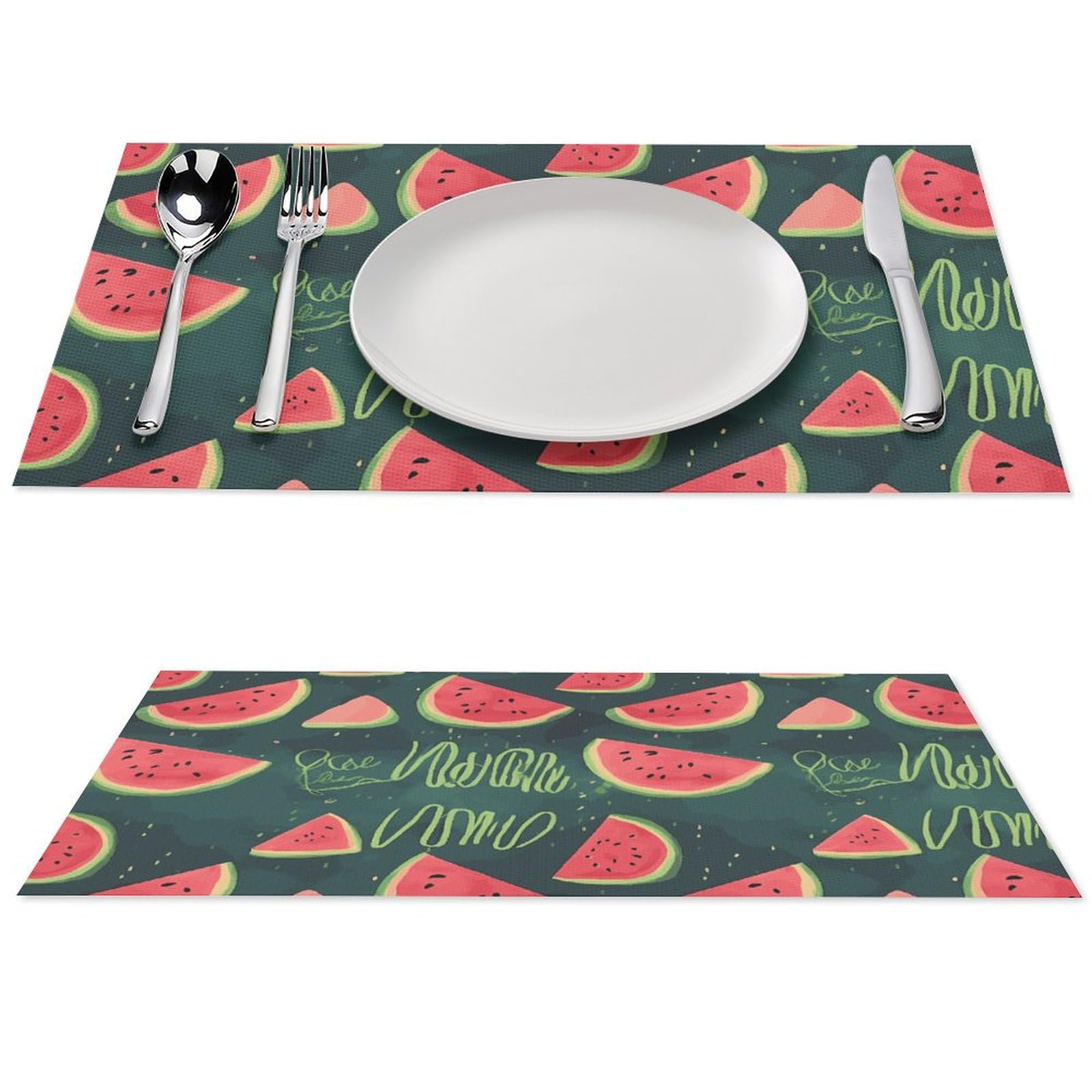 Sets de table thermorésistants et antidérapants en PVC pour protéger la table
