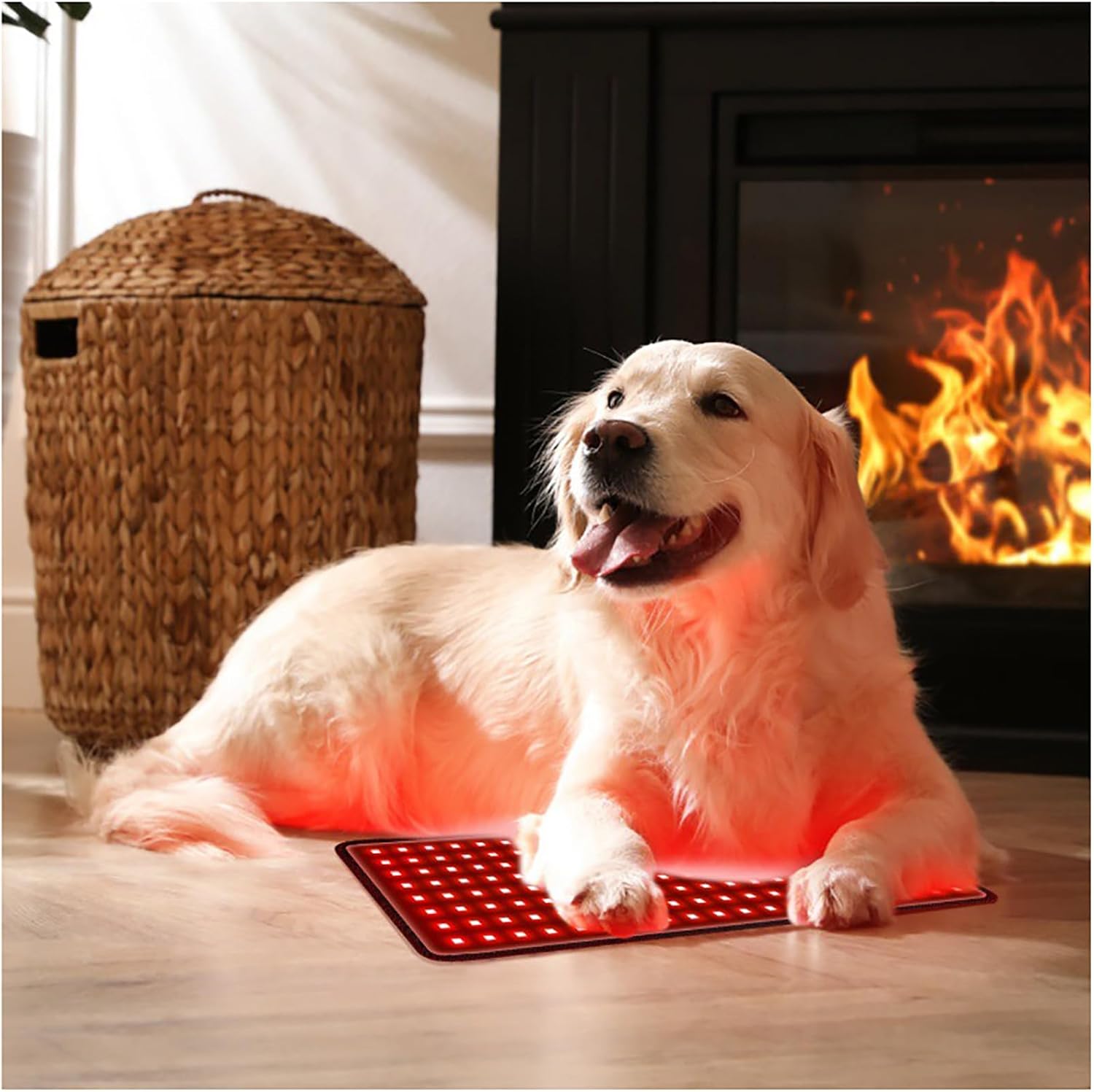 Cold Laser Therapy Device for Dogs, Portable Timing Red Light Therapy Pad for Dogs Cats Pigs Back and Abdomen Pain Relief Muscle Relaxation Recovery