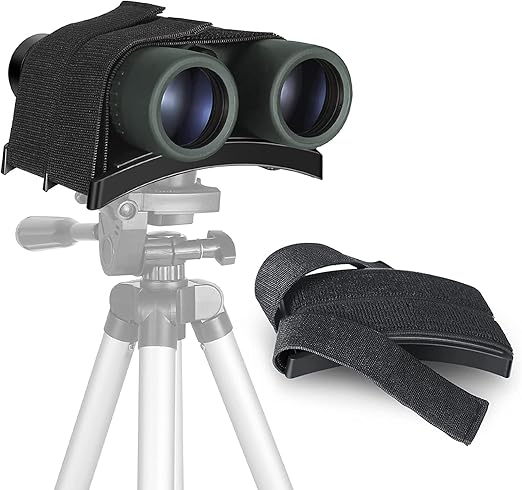 Universal Binocular Tripod Mount -1/4-20 - for Stable Connecting Binocular and Tripod - Compatible with Most Tripods