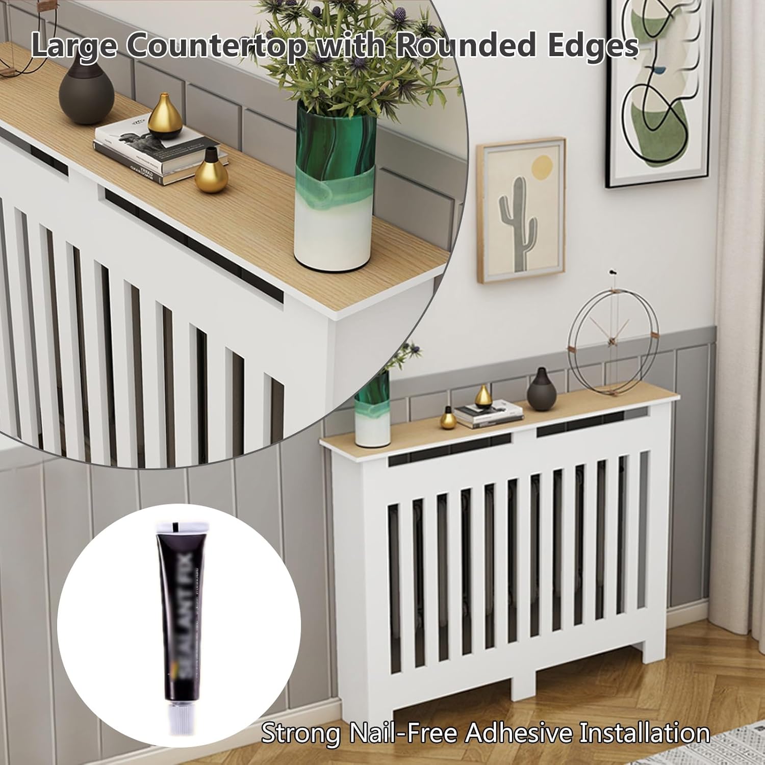 Radiator cover modern design, heater covers for home, steam radiator covers, MDF heater heating cover cabinet