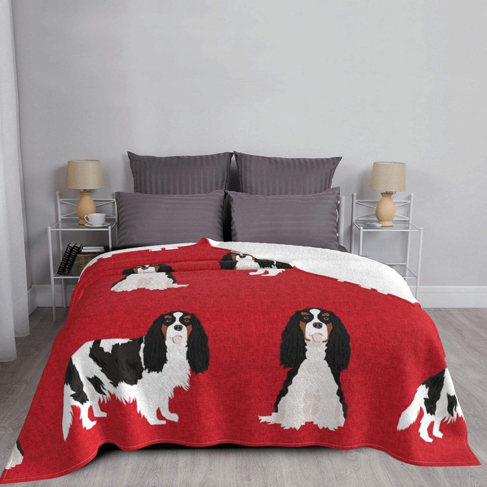 Cavalier King Charles Spaniel Fleecedecke – Ultraweich, 127 X 152 Cm, Für Couch, Bett & Reisen