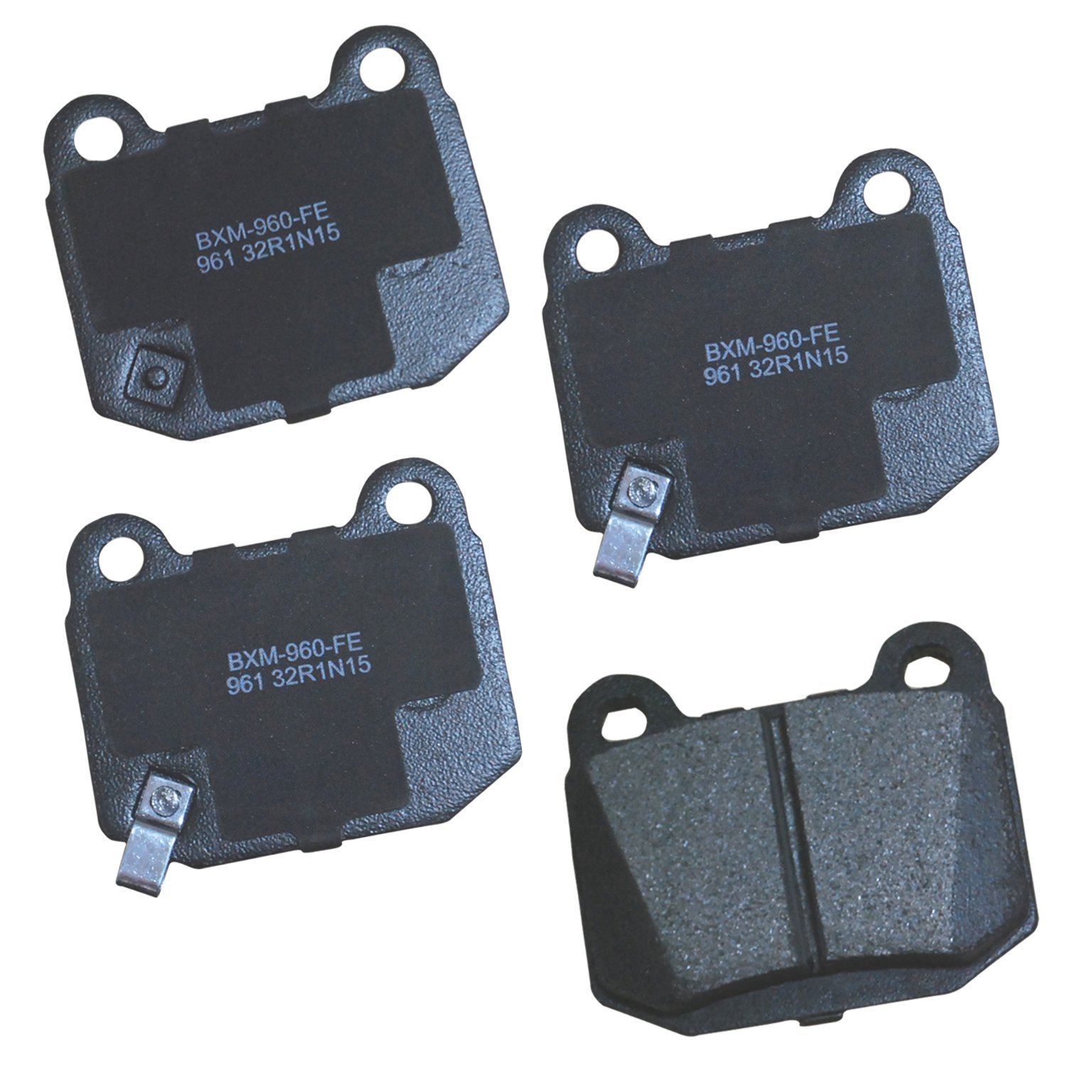 Bendix Premium SBM961 Semi-Metallic Rear Brake Pads for Select Models INFINITI G35, Mitsubishi Lancer, Nissan 350Z, Subaru BRZ, Impreza, WRX STI, STI