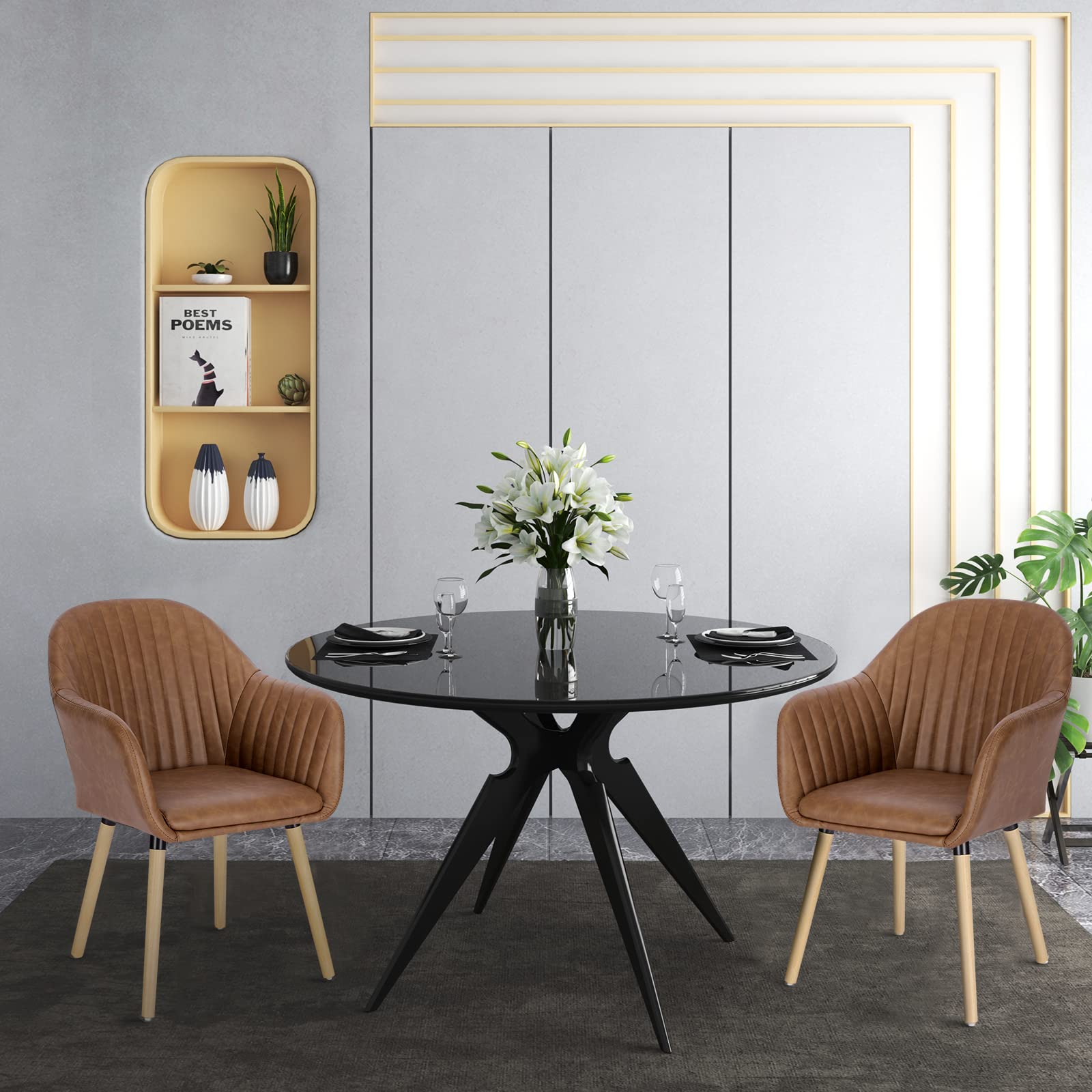 WOLTU Sedia da Pranzo, Poltroncina Poltrona