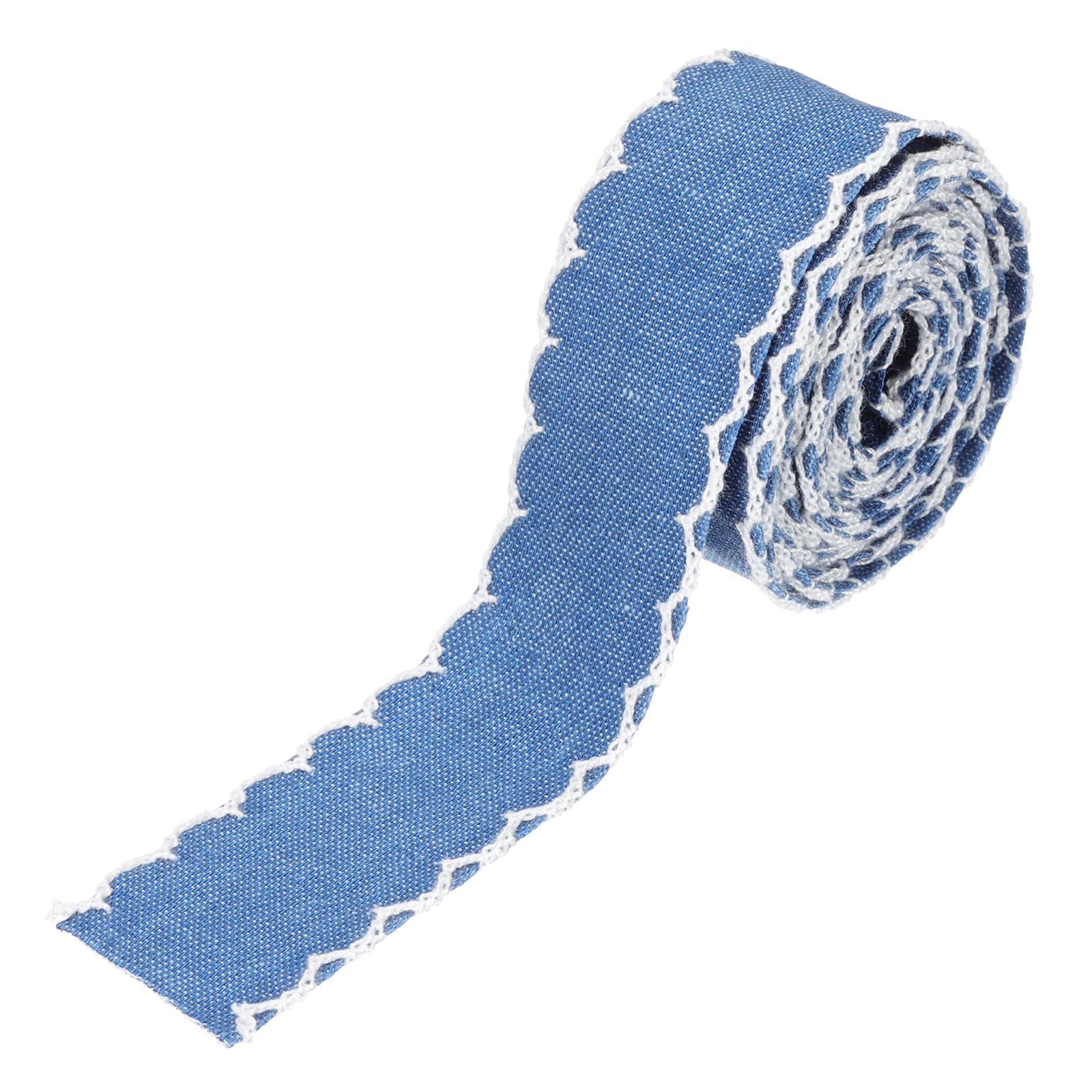 PATIKIL 1.5 Inch Denim Ribbon – 2 Rolls Total 11 Yards, Light Blue Jean Fabric Strips For DIY Crafts, Bows, Hair Clips & Sewing - View #10