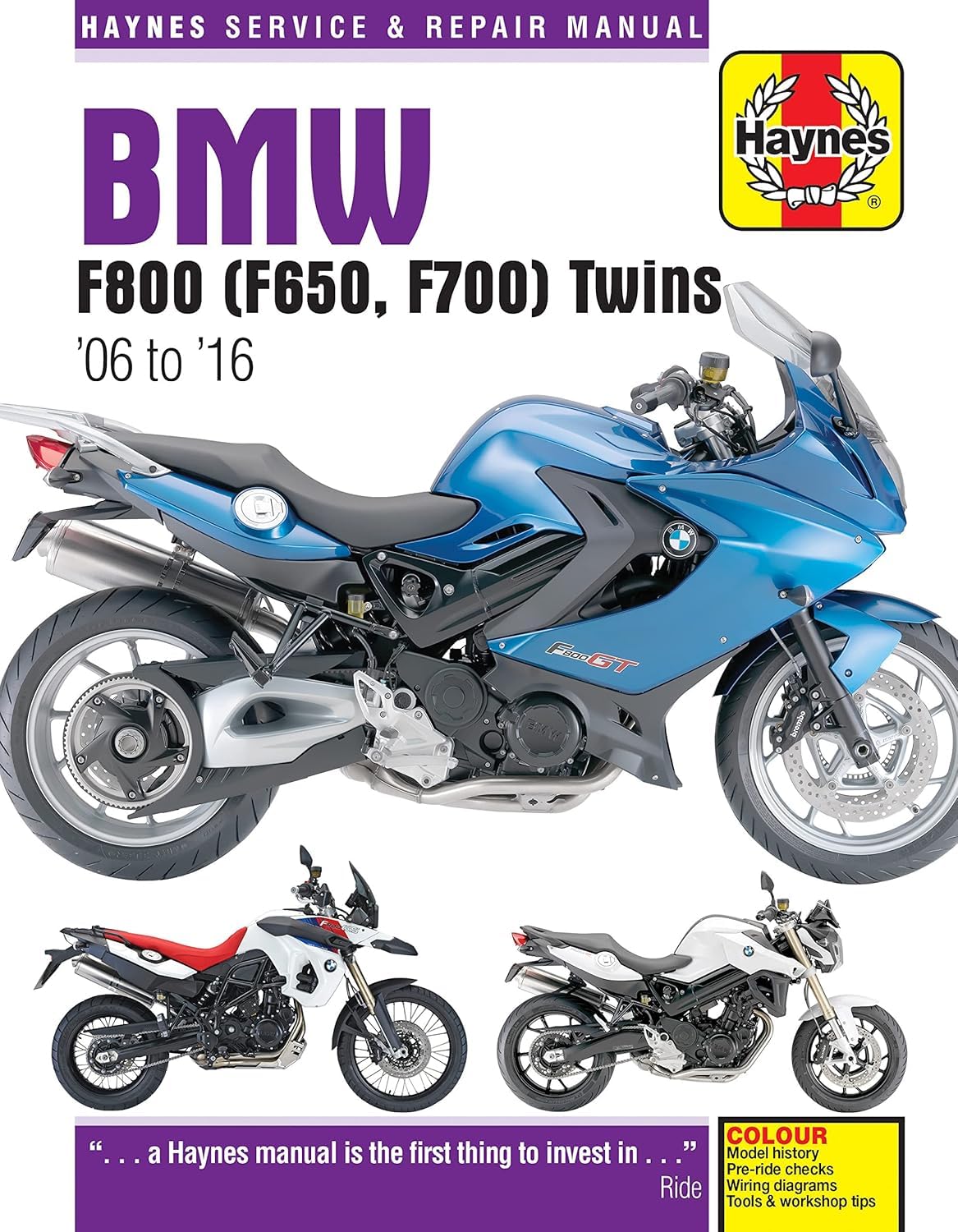 BMW F800 (F650, F700) Twins: '06 to '16