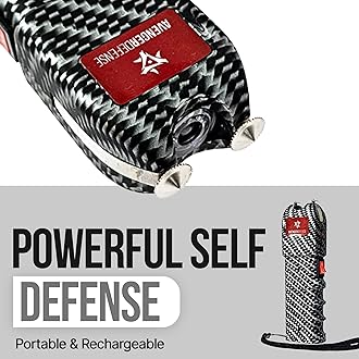 Stun Gun for Self Defense with LED Flashlight Protection Device for Women (ADS-10)