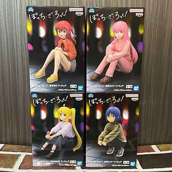 Amazon.co.jp: ぼっち ざ ろっく 座り フィギュア 4体セット : ホビー