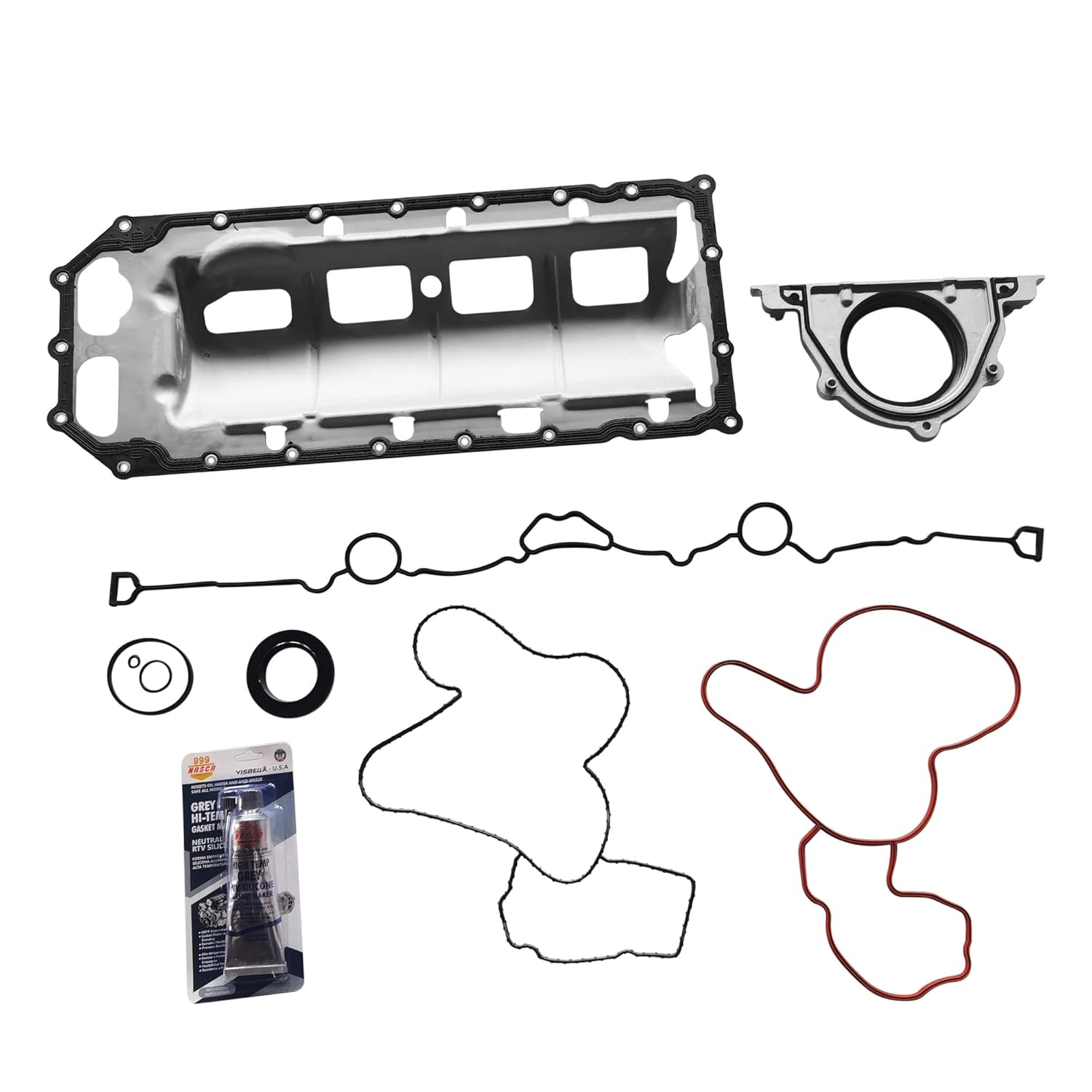 Partsflow Engine Conversion Gasket Set for Chrysler Aspen for Dodge Challenger for Dodge Durango for Dodge Ram 1500 2500 3500 for Jeep Commander for Jeep Grand Cherokee 5.7L 345CID V8 OHV, VIN D,2,T