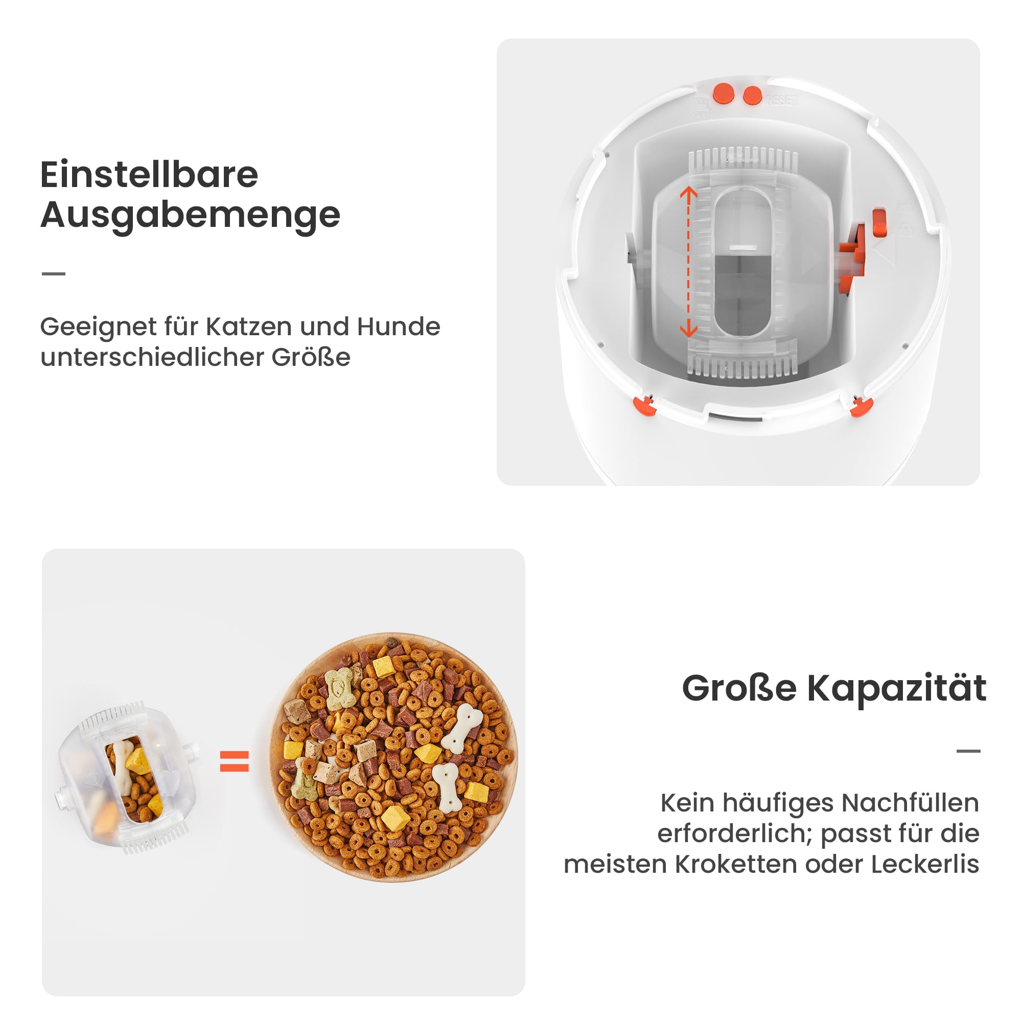 Potaroma Hunde-Puzzle-Futterspielzeug, interaktives Intelligenzspielzeug, elektronisches Hundespielzeug mit automatischem wiederaufladbarem Leckerli-Futterspender für Welpen & große Hunde