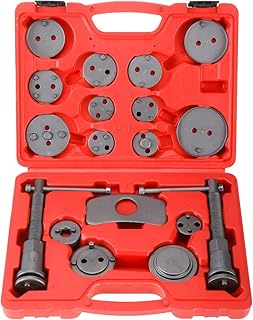 BTSHUB 18Pcs Front and Rear Caliper Disc Brake Screw-in Wind Back Rewind & Piston Compression Tool Kit for Car Repair Universal