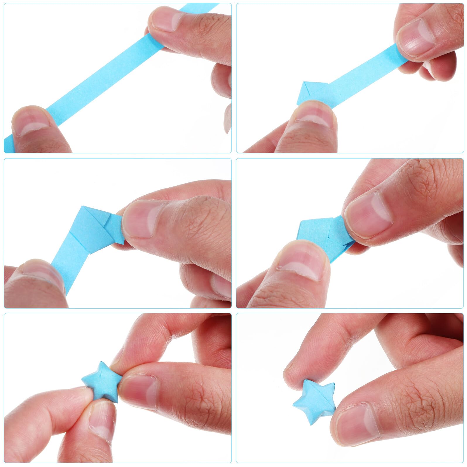 TOYANDONA Origami Stern Papierstreifen Bastelset mit 2 Kleinen Glasflaschen und Korken Buntes Selbstgemacht Papier für Wunschflaschen Dekoration und Gastgeschenke Kreatives Zufällige Farbe