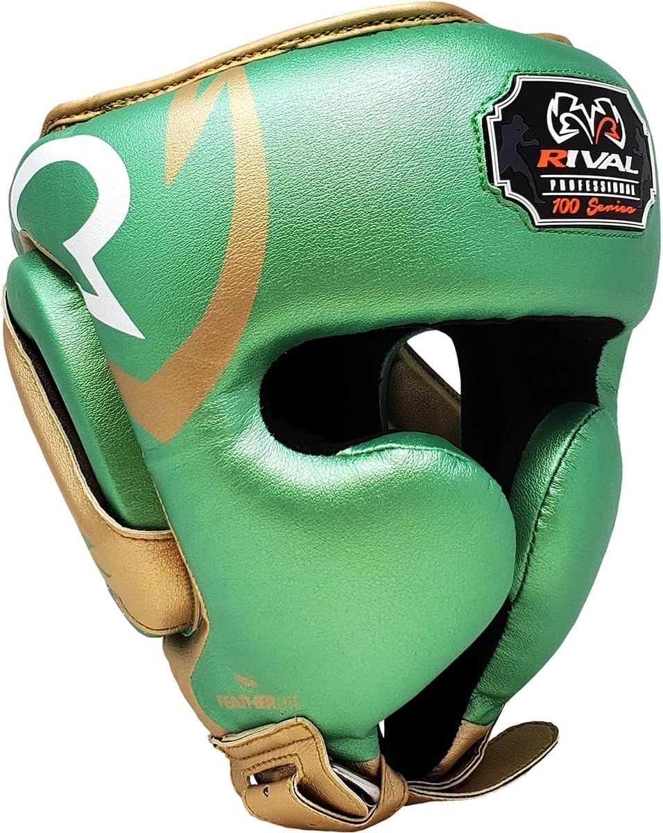 RIVAL Boxing RHG100 Professional Headgear - Lightweight Construction with Wide, Lateral Eye Opening for Maximum Visibility