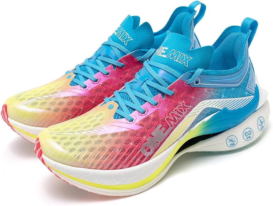 ONEMIX T700 Carbon Plate Marathon Running Racing Shoes Men Professional Stable Supp ort Shock-Relief Ultra-Light Rebound Sneakers