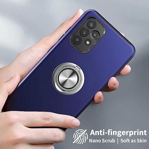 Miniatura 2 de Funda para Samsung Galaxy A32 5G con Protector de Pantalla de Vidrio Templado, Funda Protectora Híbrida 2 en 1 de Ajuste Delgado y Resistente con