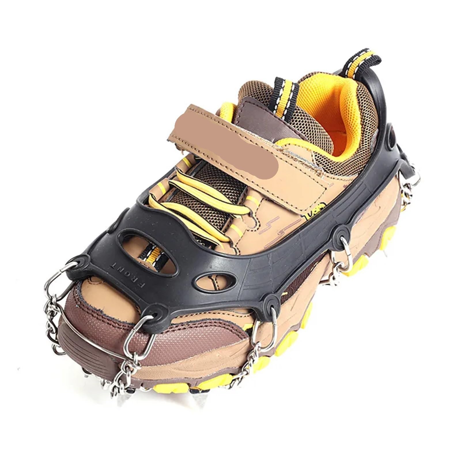 Anti-Rutsch-Spikes 13-Zahn-Eisgreifer for Schuhe, rutschfest, Steigeisen, Griffe, Kletterschuhe, Stiefel