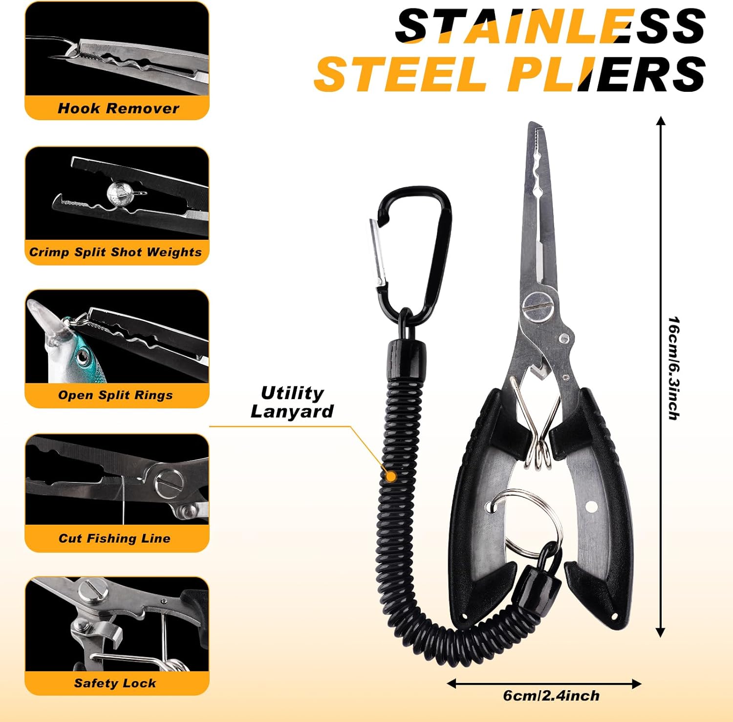 139PCS Tackle Box Backpack,Fishing Backpack with Accessories,Tackle Bag,Fishing Tool Kit Fish Pliers Salt Water Fishing Tackle Set for Men Women Gifts (Black Scorpion)