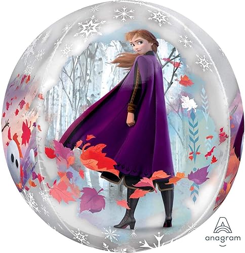 Miniatura 2 de Mayflower Products - Globo anagrama Orbz-FFrozen 2 Foil de 16 pulgadas, multicolor