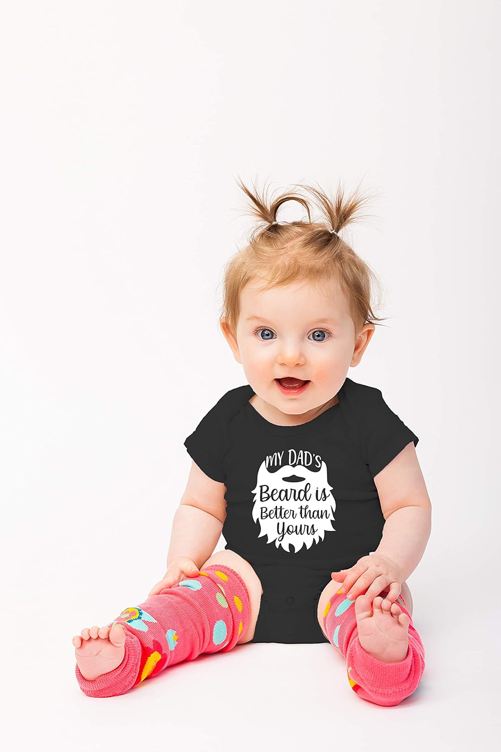 My Dad's Beard is Better Than Yours - Funny Baby Essentials Bodysuit - Newborn Girl Romper
