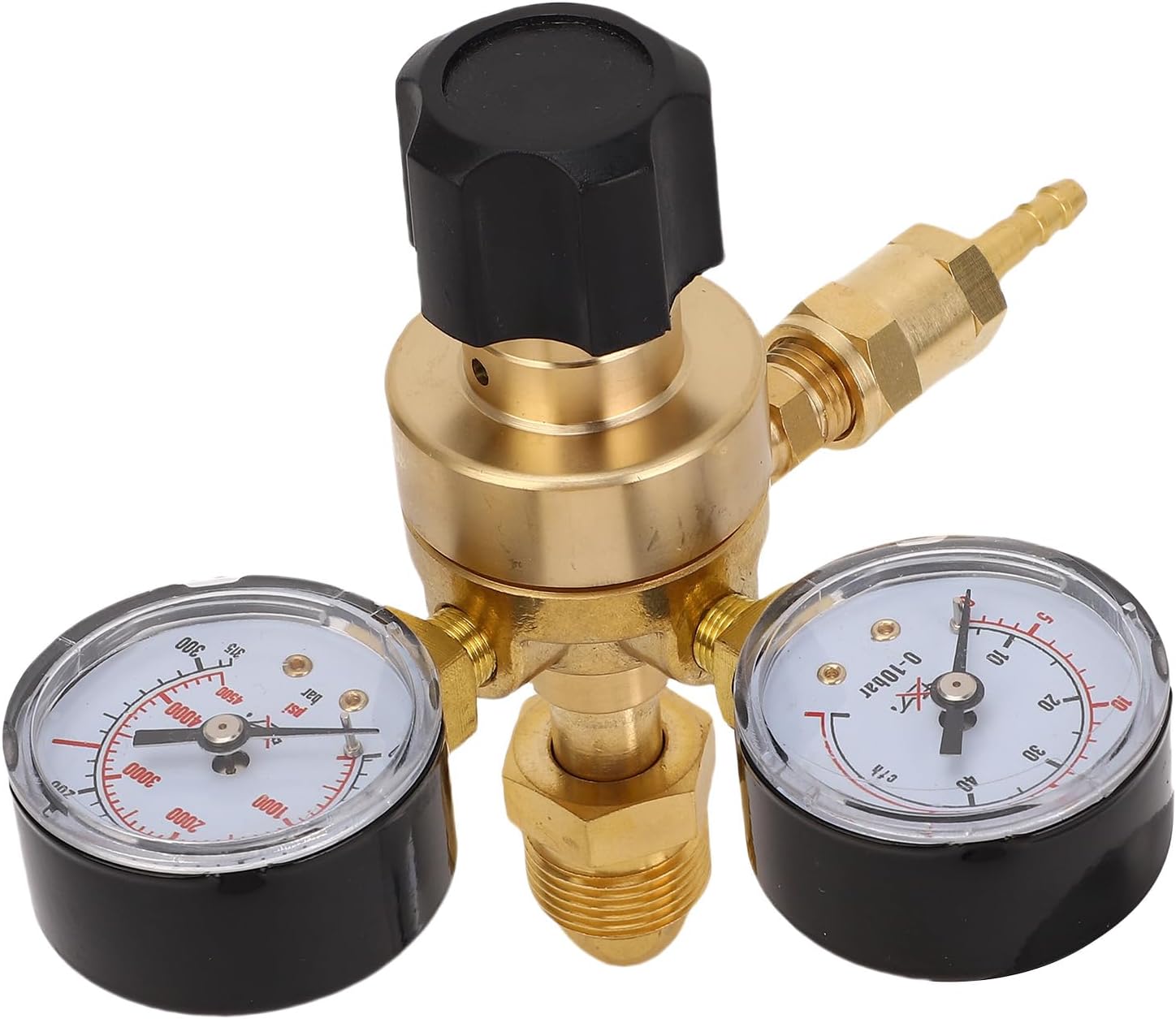 Gas Regulator for MIG TIG Welding 2 Pressure Meters Solid Brass Welding Pressure Regulator