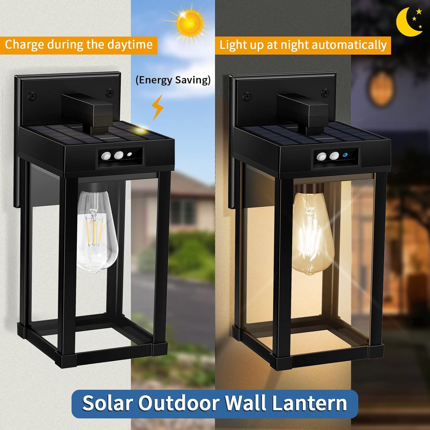 COLBOR SWLC Lampada Solare Esterno con Sensore di Movimento (2PCS)