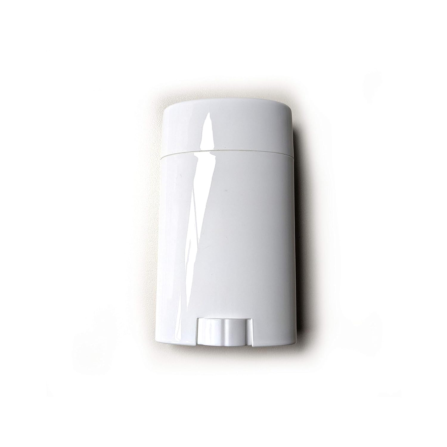 Empty Deodorant Container - 75g (2.5 oz) Bottom-Fill, Oval, Removable Inner-Cap (24-Pack)