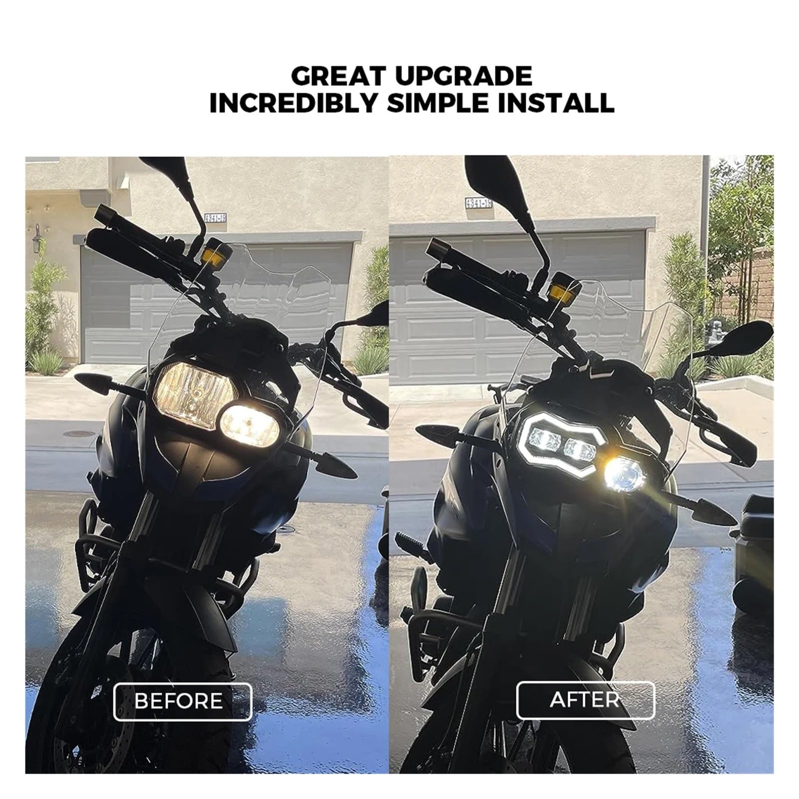Dirt Bike Reflektor DlaBmw E24 F650GS F700GS F800GS F800R ADV GS F800