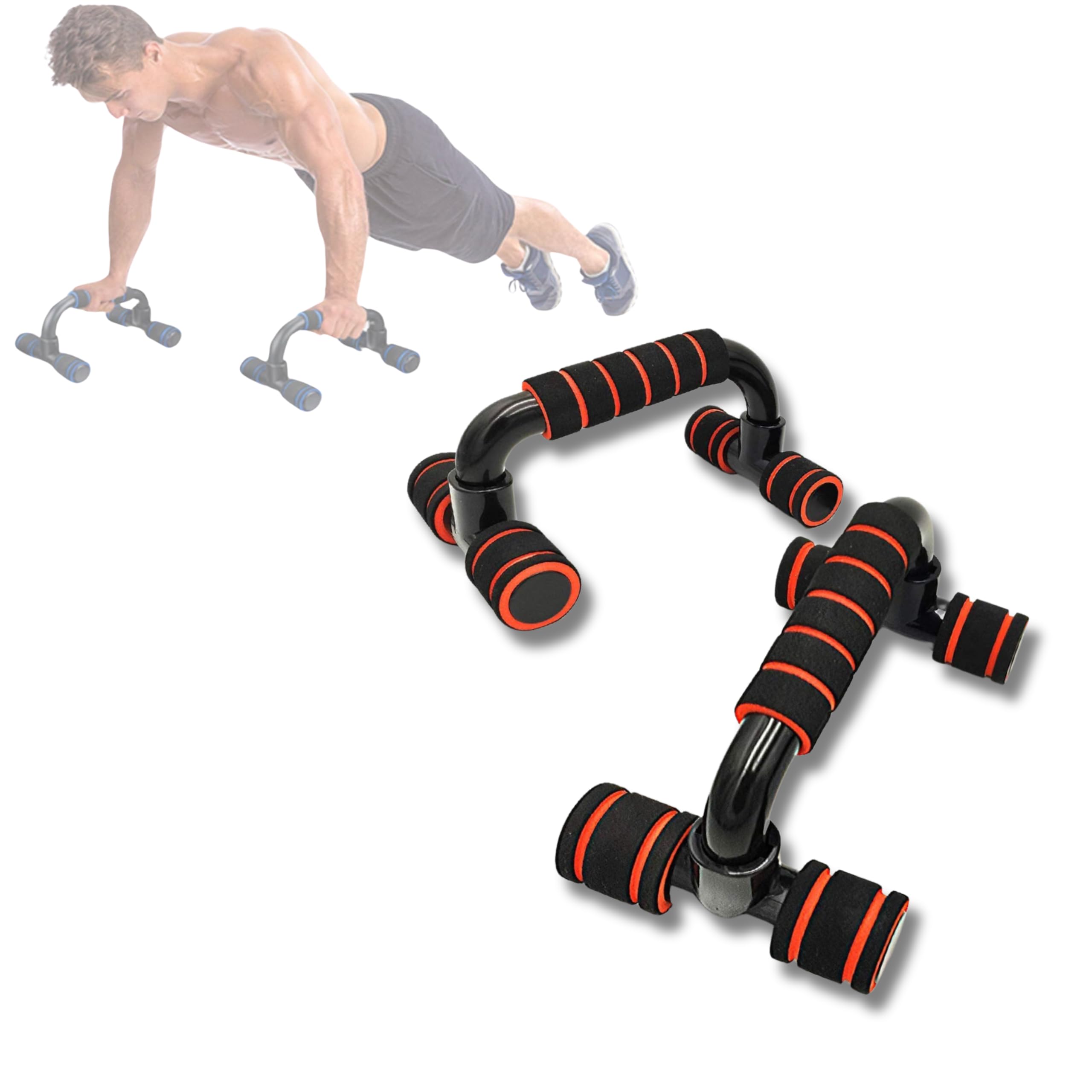 Drumstone ( 15 Years Warranty ) Push-Up Bar for Men and Women with Tilt Design for Wrist Comfort, Easy Assembly, Comfortable Handles, Non-Skid Base, and Use for a Comprehensive Upper Body Workout-picture-24