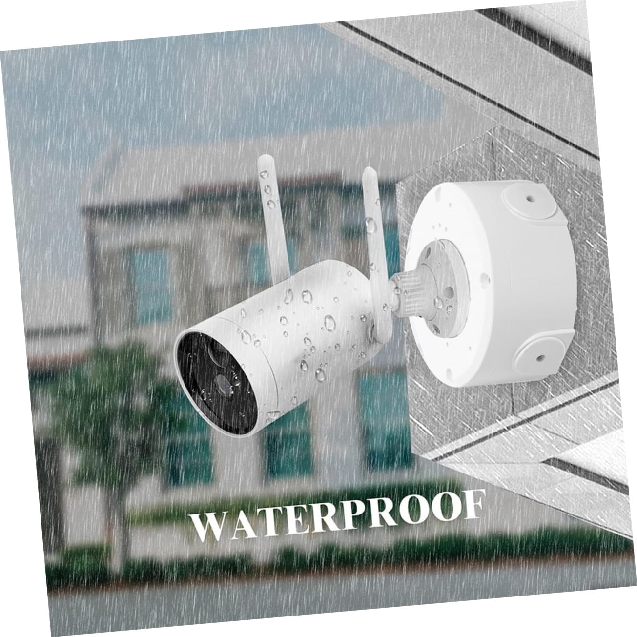NUOBESTY 3 Set Scatola Sicurezza Per Telecamera Custodia Per Elettrici Da Montare Protezione Per Esterne E Estensione 2 Pezzi * 3