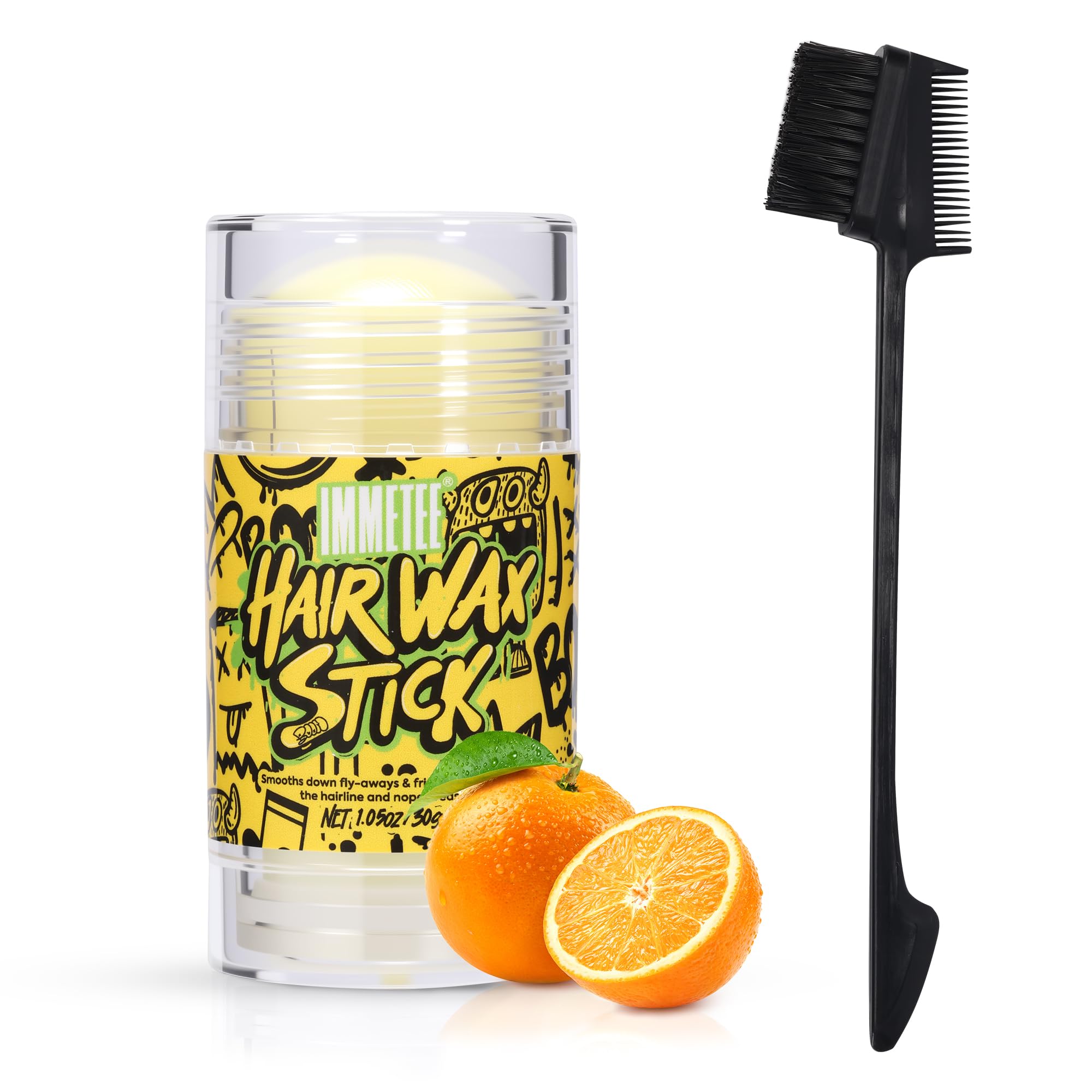 immetee Barra de Cera para el Cabello Mujer - Control Antifrizz y Mechas Sueltas - No Grasa, Sin Residuos, Fijador para Peinados, Pelucas y Control de Contorno, 1.05oz/30g (Arándanos) — view 13