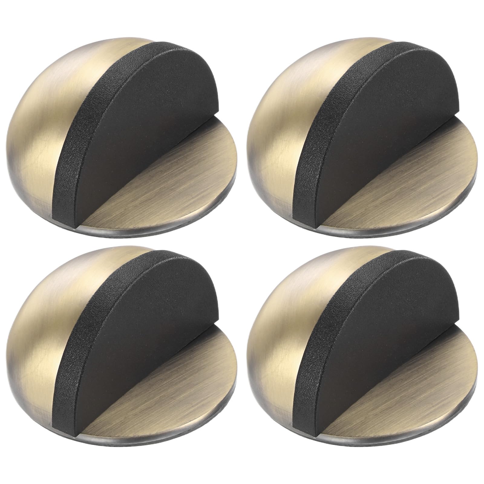 Butée de porte sans perçage avec pare-chocs caoutchouc antichoc x4