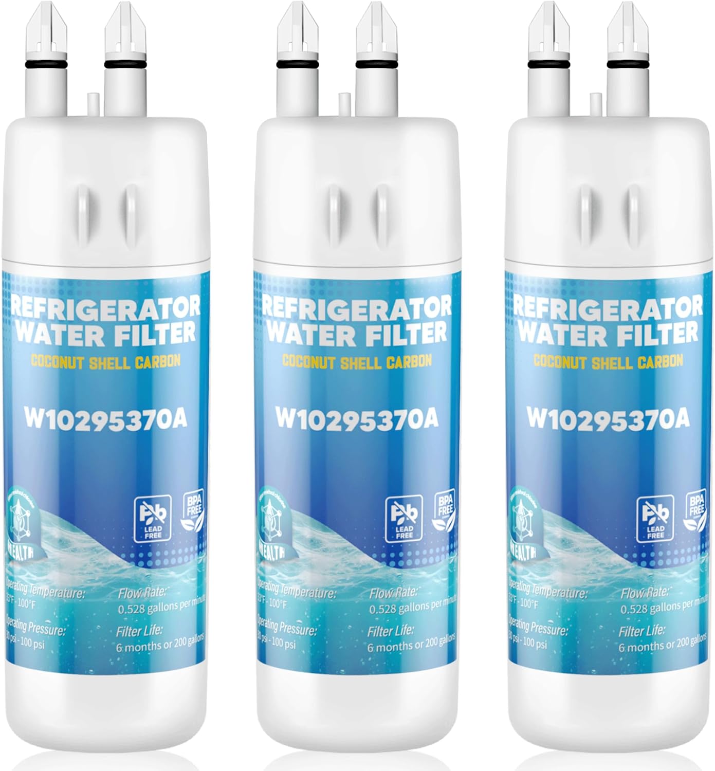 Filter 1 Water Filter Replacement for Whirlpool WRS588FIHZ04 WRS321SDHZ13 WRSF5536RZ00 WRS325SDHZ WRS325FDAM04 WRS571CIHZ04 WRS315SDHZ08 WRS325SDHZ13 WRS315SDHM13 WRS321SDHZ08 WRS325SDHZ08