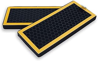 PUREBURG Replacement Activated Carbon Filters Compatible with HoMedics TotalClean PetPlus at-PETODR fits AT-PET01 AT-PET02 Whisper-Quiet Oscillating Tower Air Purifier, Air Clean VOCs Odor,2-Pack