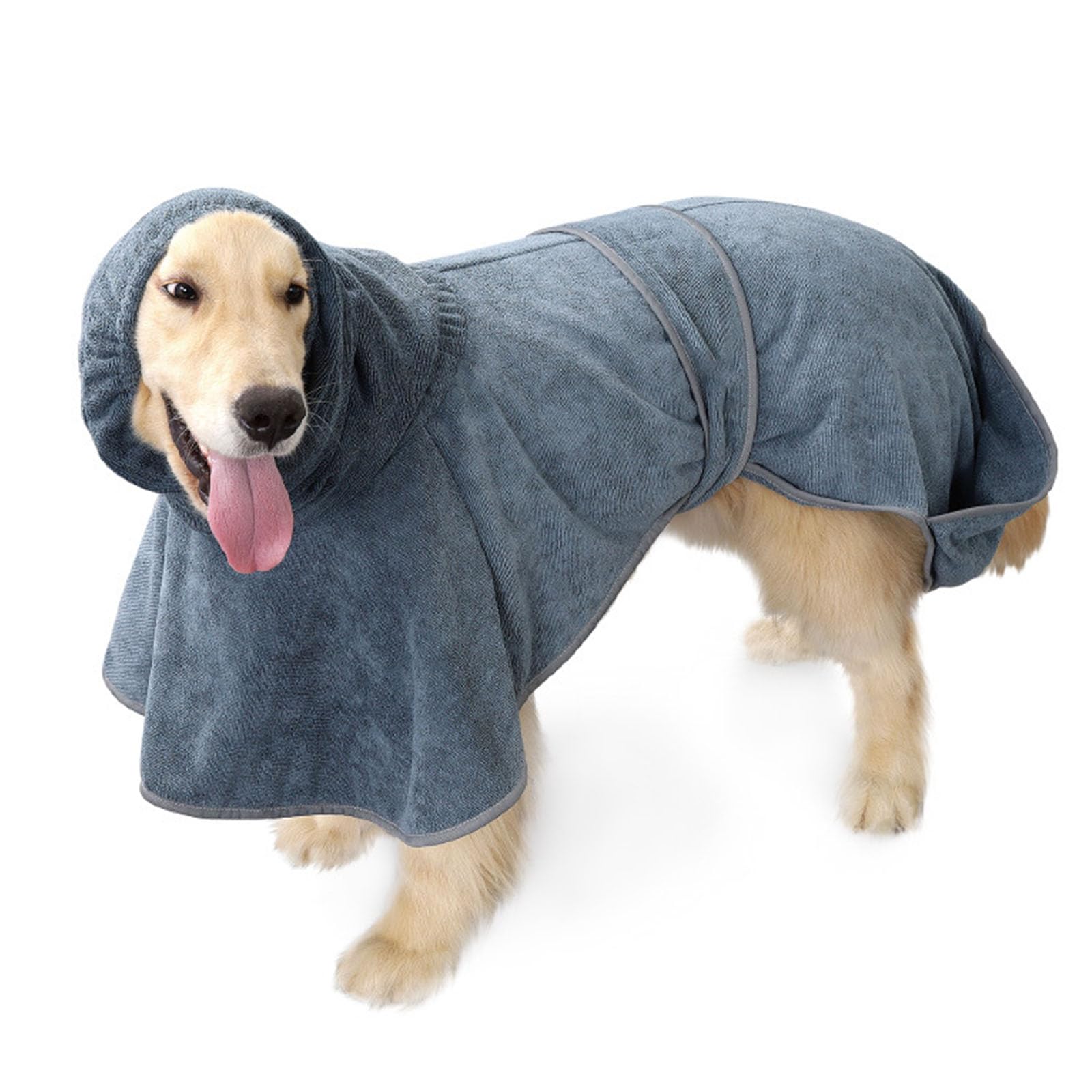 Accogliente accappatoio per animali domestici per cani addensare asciugamano mantiene gli animali domestici caldi e asciutti dopo il bagno o durante il nuoto