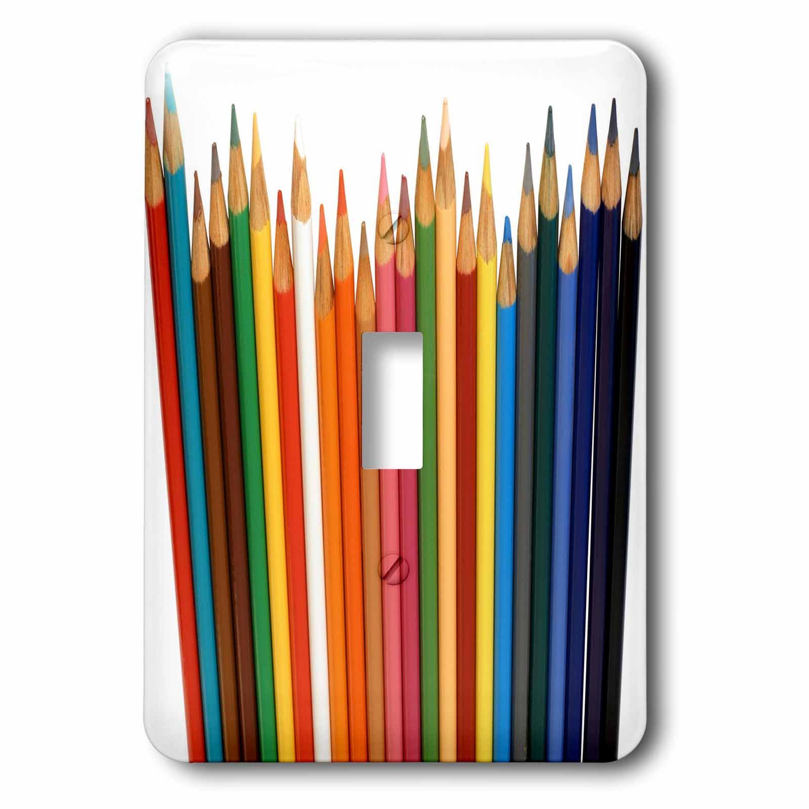 Interrupteur à bascule crayons de couleur pour atelier de dessin
