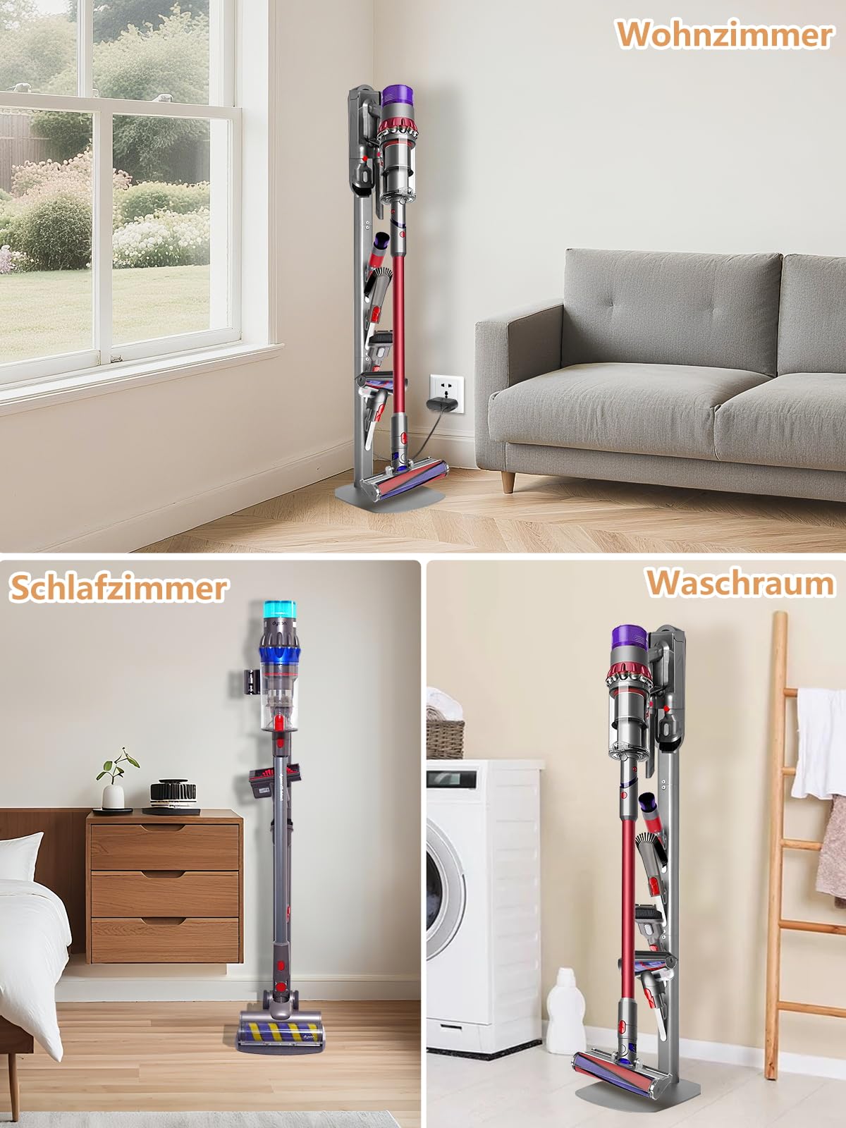 Supporto per aspirapolvere compatibile con Dyson Gen5, V15, V12, V11, V10, V8, V7, V6
