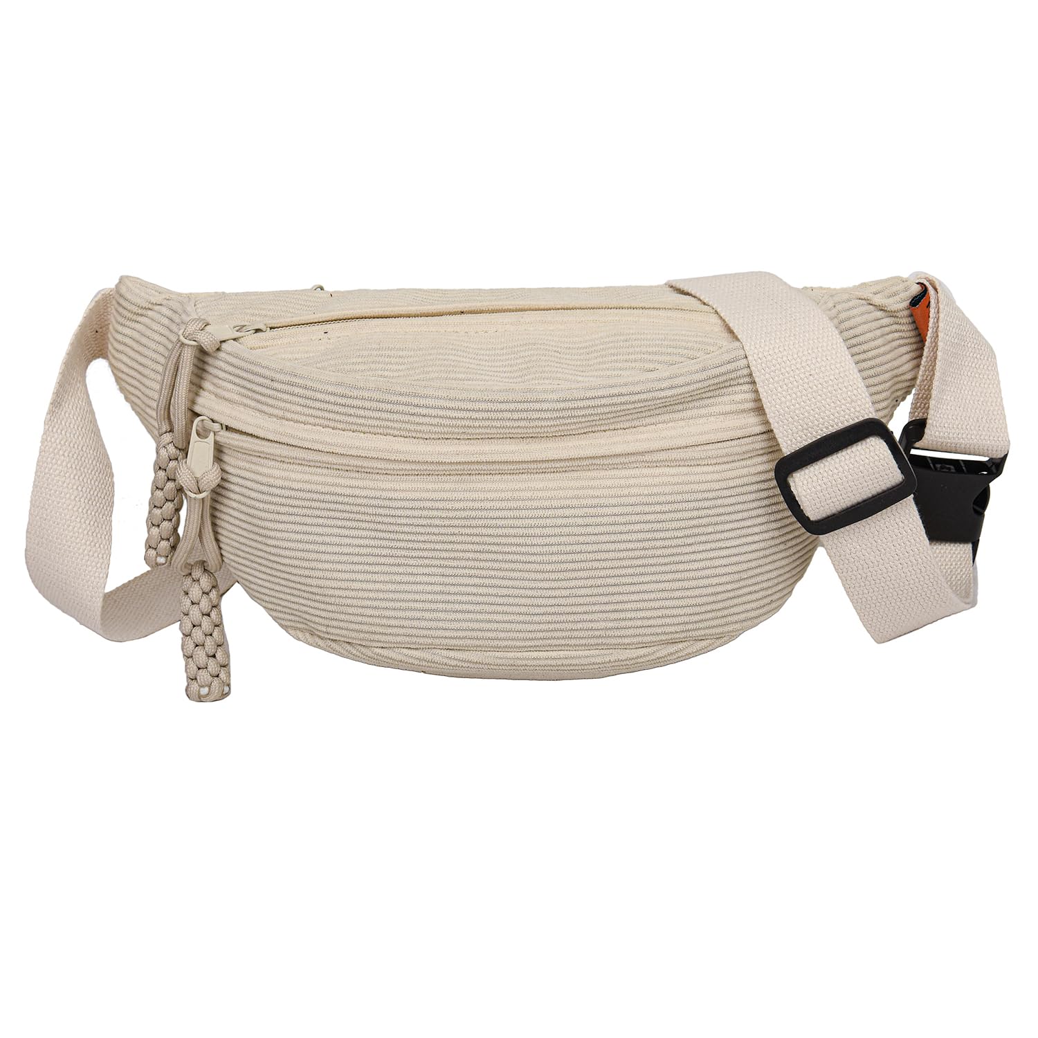 VOHONEY Belt Bag Women's Bum Bag Fashion Waist Bag Women's Purse Oval Bags  Shoulder Bag Mini Belt Bag for Travel Hiking and All Outdoor Activities