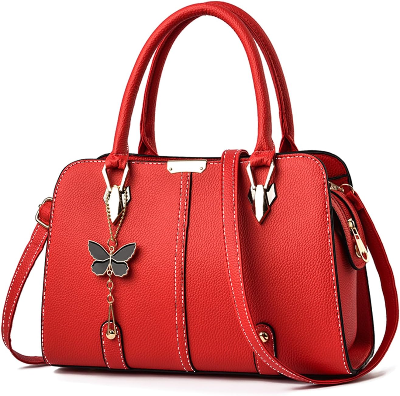 FANDARE Women Handbag Tote PU Leather Shoulder Crossbody Waterproof Satchel