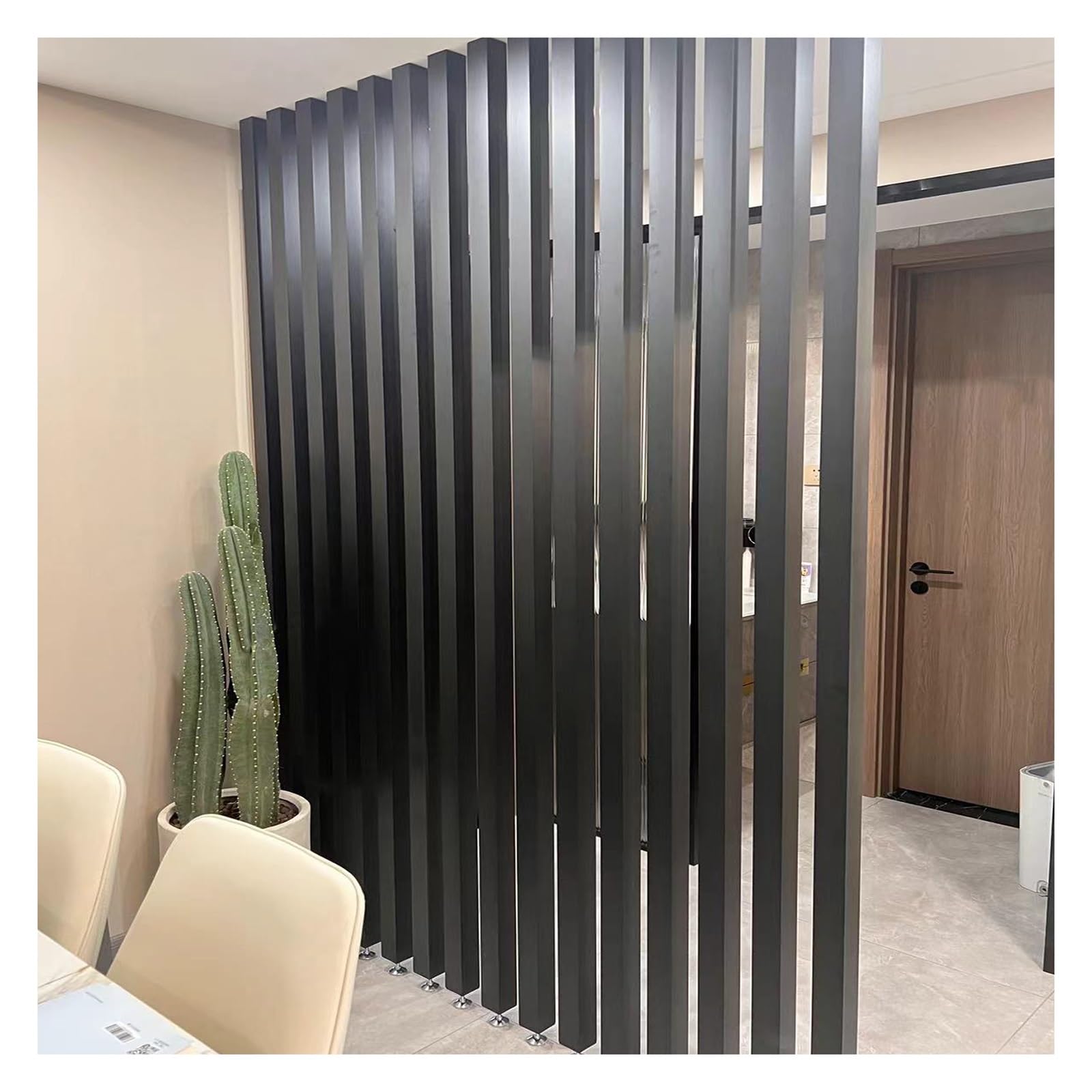 Zxcasdf 9Root Wall Partition Room Divider Floor To Ceiling，Metal Wall Post Room Divider，Room Separation Deviders Column ，Living Dining Study Sitting-Room Diy Separator Post(,220Cm/86.6In/7.21Ft)