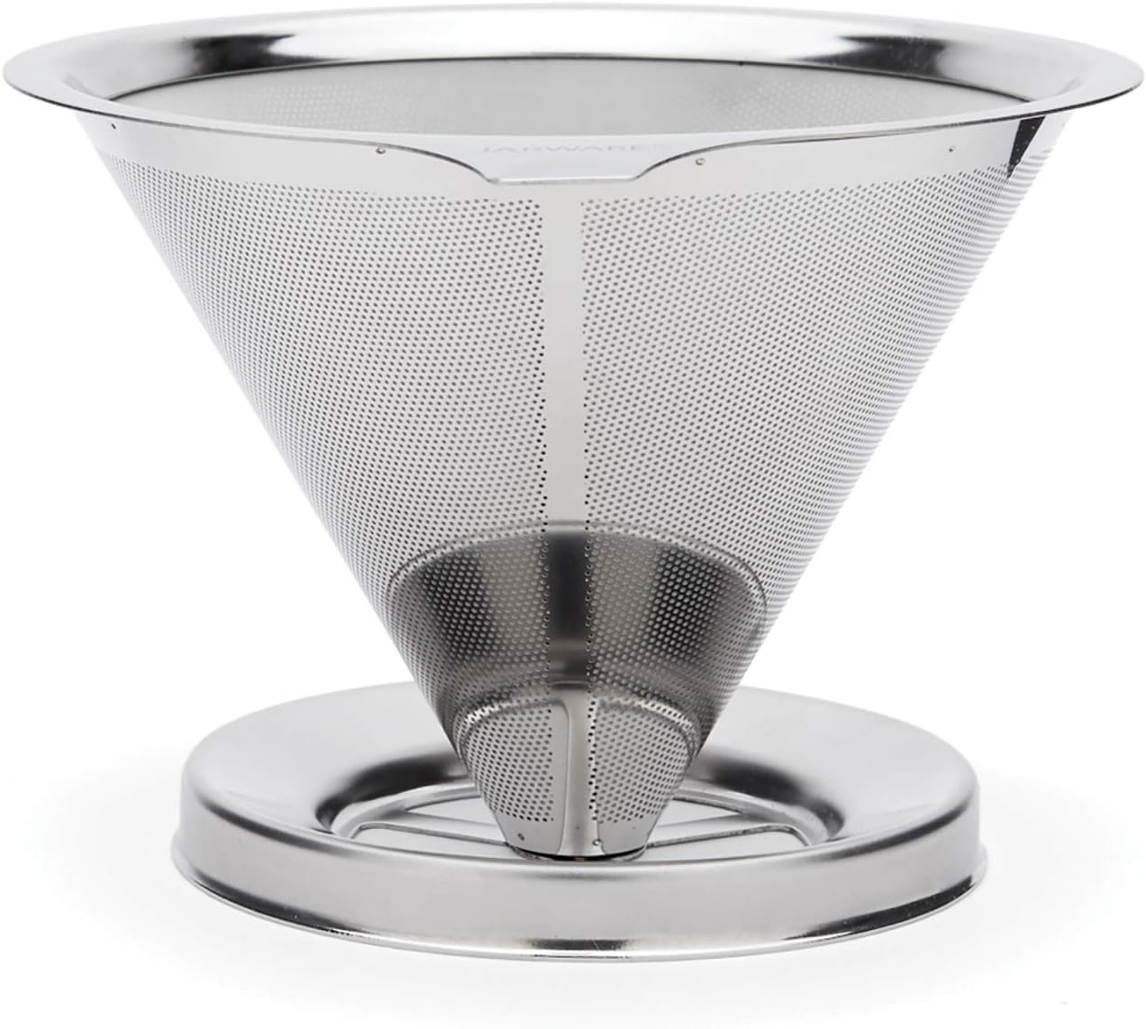 Jarware Stainless Steel Pour Over Coffee Drip Filter for Regular & Wide-Mouth Mason Jars