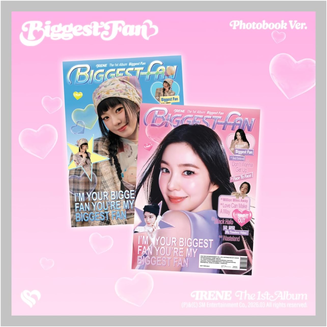(Photobook YOU'RE MY Version) Red Velvet IRENE Biggest Fan 1st Album with Tracking