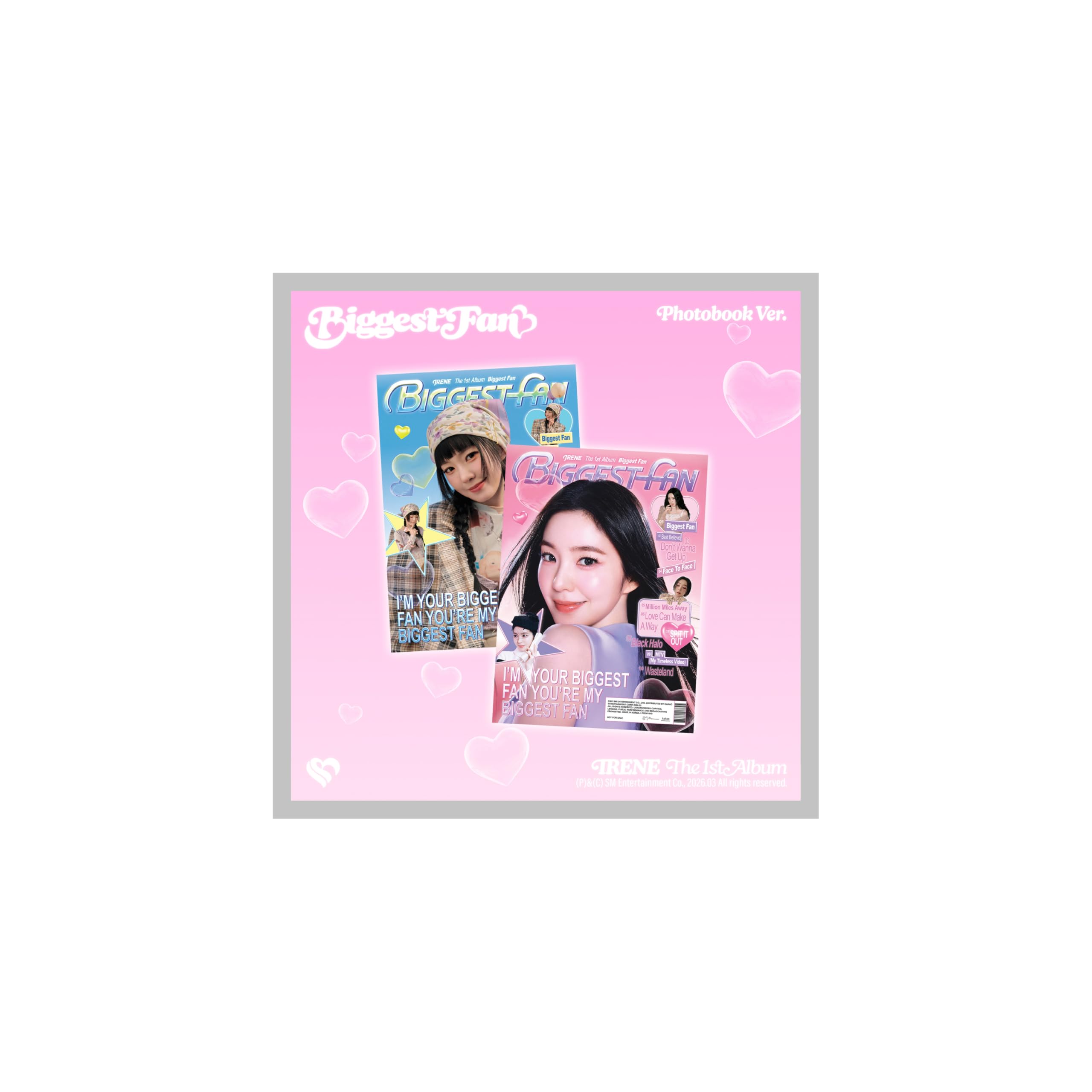 Livre photo Red Velvet IRENE album You'RE I'M YOUR Biggest Fan suivi