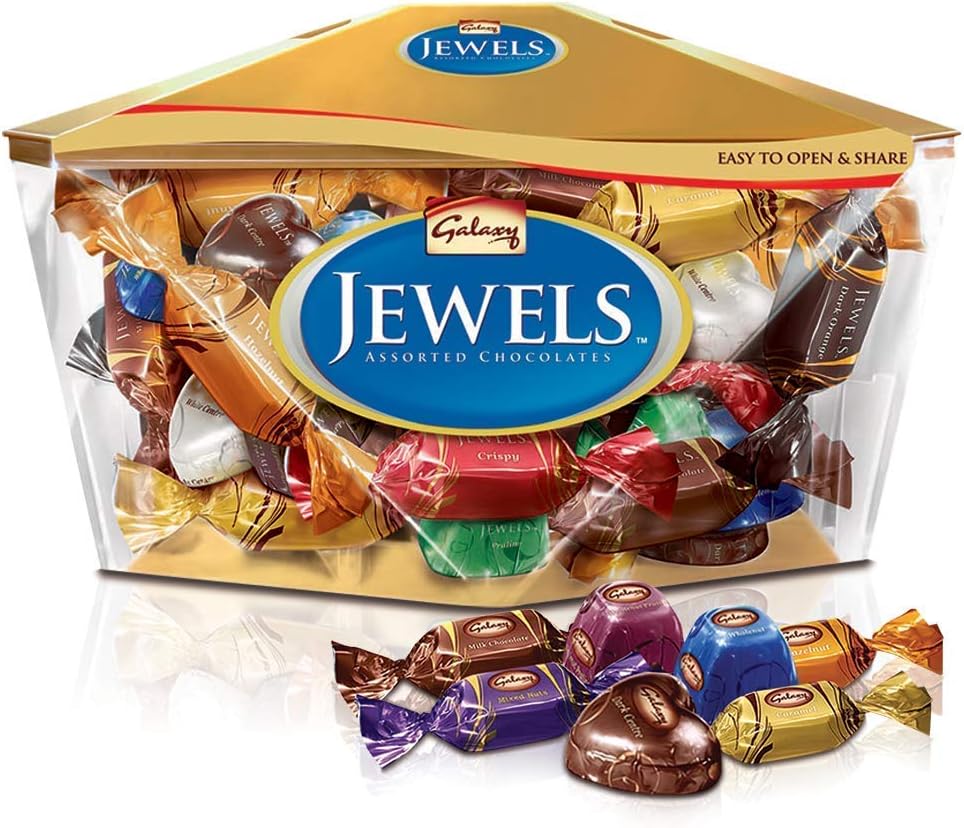 Galaxy Jewels, Assorted Chocolates, 200 Gram Box