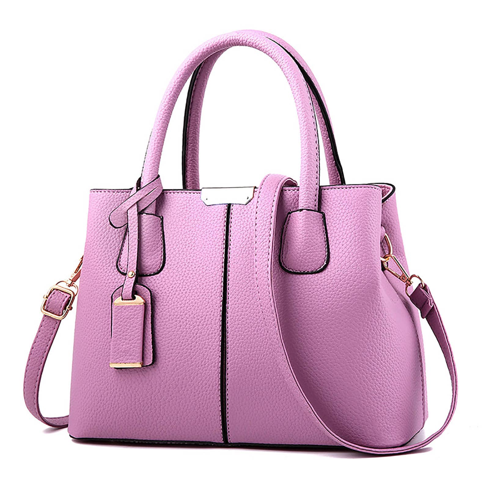 Sac à main décontracté pour femmes en cuir compartimenté