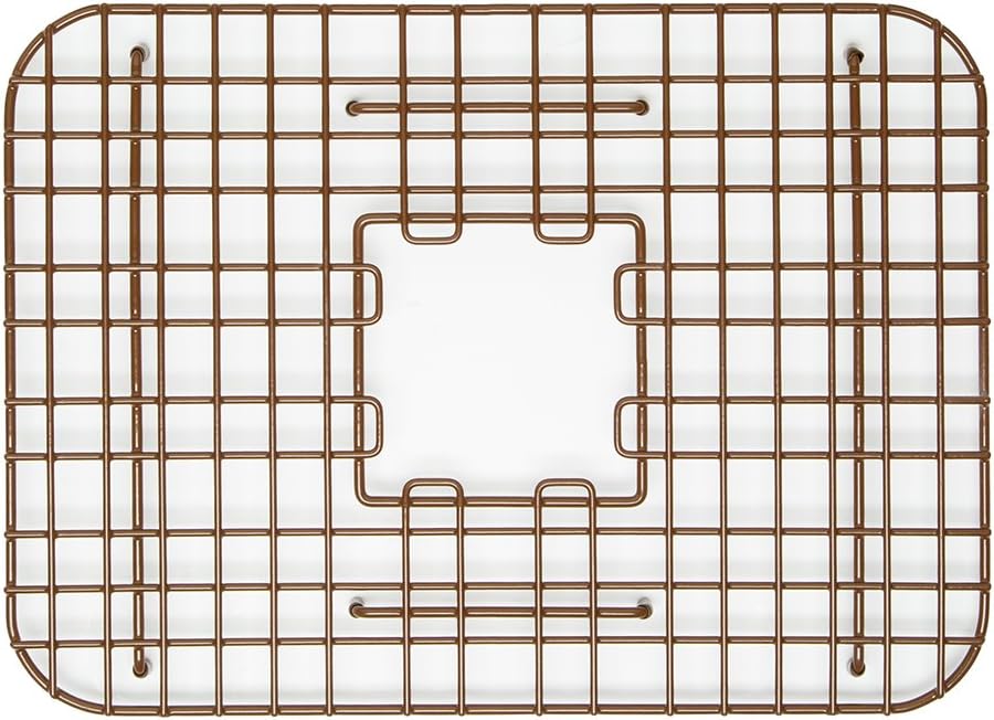 Best Deal Product Sinkology SG005-18 Sullivan 18-inch Copper Kitchen Sink Bottom Grid,Brown